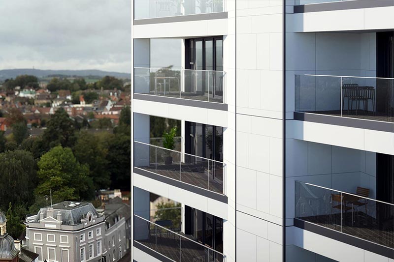 NHBC Accepted Fire Rated Structural Glass Balustrade